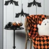 Hyde & EEK! Boutique Check Printed Plush Throw Blanket Black/Orange - Hyde & EEK! Boutique™ -Hyde & EEK! Shop unnamed file 417
