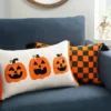 Hyde & EEK! Boutique Check Lumbar Throw Pillow Black/Orange - Hyde & EEK! Boutique™ -Hyde & EEK! Shop unnamed file 423