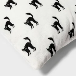 Hyde & EEK! Boutique Cat Square Throw Pillow Ivory/Black - Hyde & EEK! Boutique™ -Hyde & EEK! Shop unnamed file 428