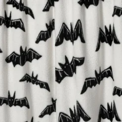 Hyde & EEK! Boutique Bats Printed Plush Throw Blanket Ivory/Black - Hyde & EEK! Boutique™ -Hyde & EEK! Shop unnamed file 434