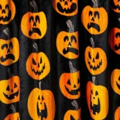 Hyde & EEK! Boutique Pumpkin Striped Printed Plush Throw Blanket Black/Orange - Hyde & EEK! Boutique™ -Hyde & EEK! Shop unnamed file 443
