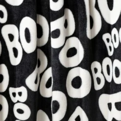 Hyde & EEK! Boutique 'Boo' Printed Plush Throw Blanket Black/Ivory - Hyde & EEK! Boutique™ -Hyde & EEK! Shop unnamed file 449