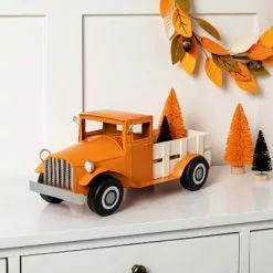 Hyde & EEK! Boutique Harvest Orange Metal Truck Decorative Prop - Hyde & EEK! Boutique™