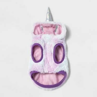 Unicorn Plush Hoodie Dog and Cat Costume - Hyde & EEK! Boutique™ 4 Unicorn Plush Hoodie Dog and Cat Costume - Hyde & EEK! Boutique™ - Image 2