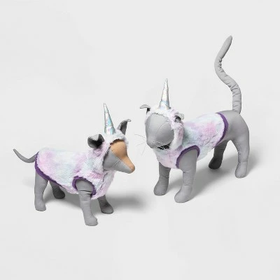 Unicorn Plush Hoodie Dog and Cat Costume - Hyde & EEK! Boutique™ 5 Unicorn Plush Hoodie Dog and Cat Costume - Hyde & EEK! Boutique™ - Image 3