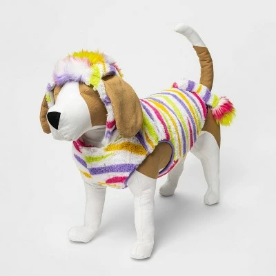 90's Colorful Zebra Hoodie Dog and Cat Costume - Hyde & EEK! Boutique™ 7 90's Colorful Zebra Hoodie Dog and Cat Costume - Hyde & EEK! Boutique™ - Image 5