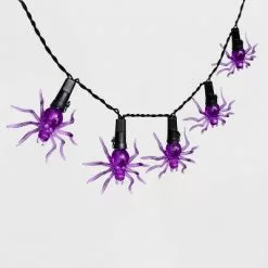 Hyde & EEK! Boutique 81" LED Incandescent Purple Spider Halloween String Lights - Hyde & EEK! Boutique™ 7 Hyde & EEK! Boutique 81" LED Incandescent Purple Spider Halloween String Lights - Hyde & EEK! Boutique™ -Hyde & EEK! Shop unnamed file 64