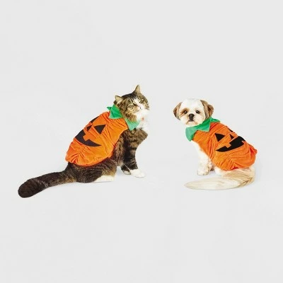 Plush Pumpkin Dog and Cat Costume - Hyde & EEK! Boutique™ 6 Plush Pumpkin Dog and Cat Costume - Hyde & EEK! Boutique™ - Image 4
