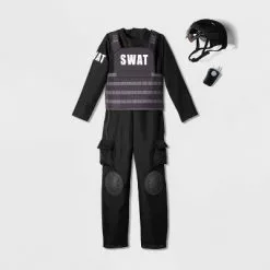 Kids' Adaptive SWAT Officer Halloween Costume Jumpsuit with Accessories - Hyde & EEK! Boutique™ -Hyde & EEK! Shop unnamed file 911