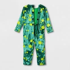 Toddler Adaptive Glow in the Dark Crocodile Halloween Costume Jumpsuit - Hyde & EEK! Boutiqueâ„¢