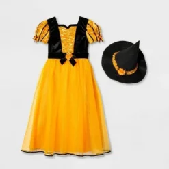 Kids' Adaptive Witch Halloween Costume Dress with Hat - Hyde & EEK! Boutique™ -Hyde & EEK! Shop unnamed file 921